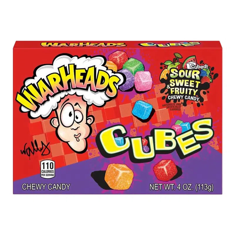 Warheads Chewy Cubes Theatre Box (113g)